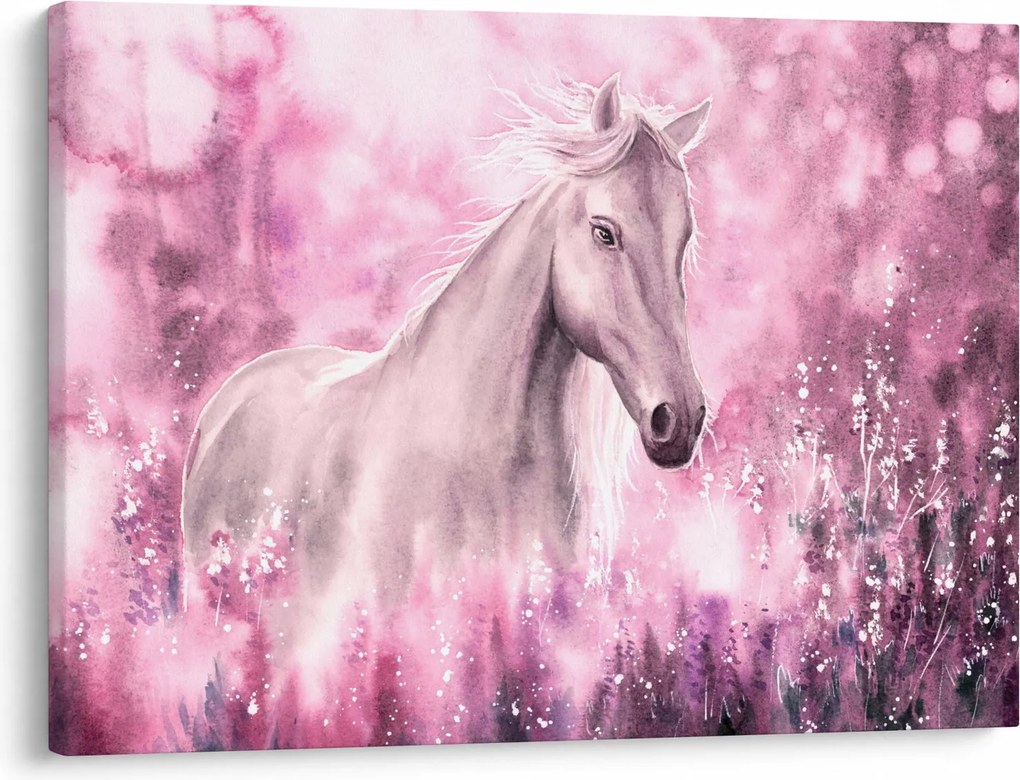 Obraz - Maľovaný kôň (70x50 cm)