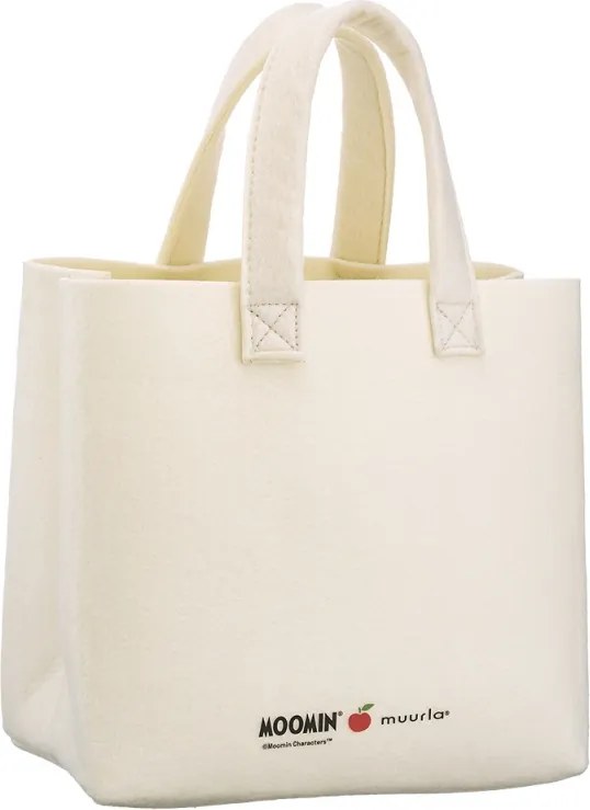 Taška Moomin Joyful Apples 25x25cm, béžová