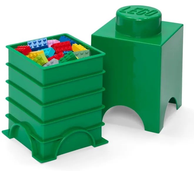 Zelený úložný box LEGO®