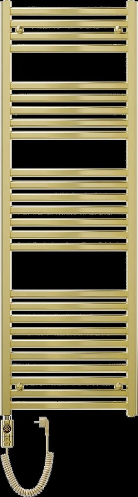 Mexen Helios, elektrické vykurovacie teleso 1500 x 500 mm, 600 W, zlatá lesklá, W103-1500-500-2600-50