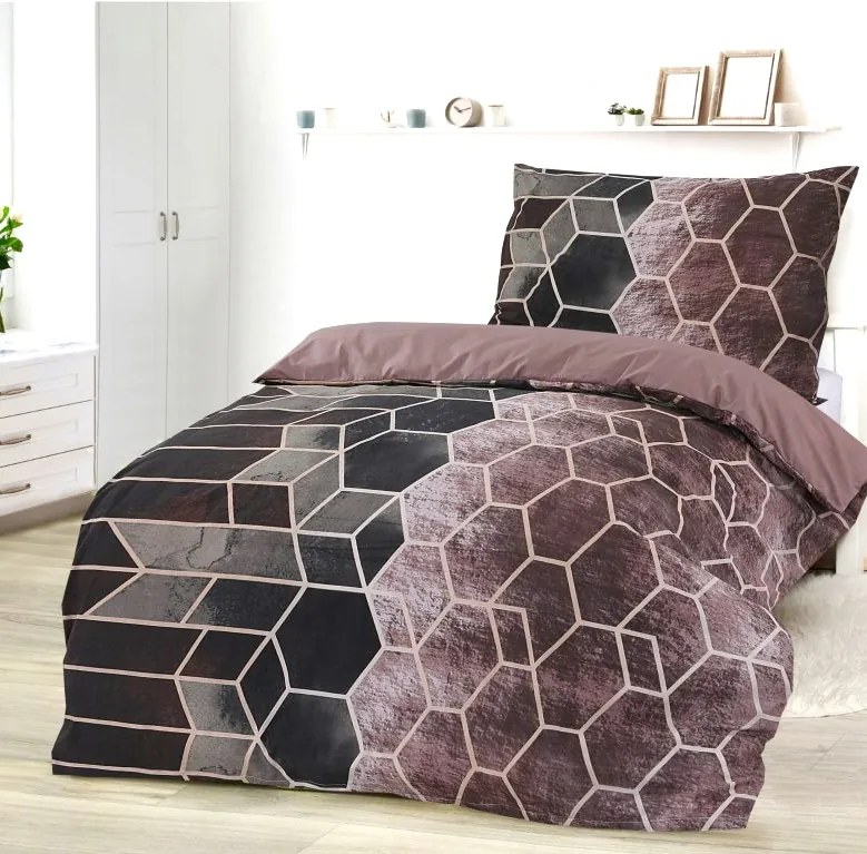 Obliečky deluxe bavlnené Palermo 200x140cm+90x70cm