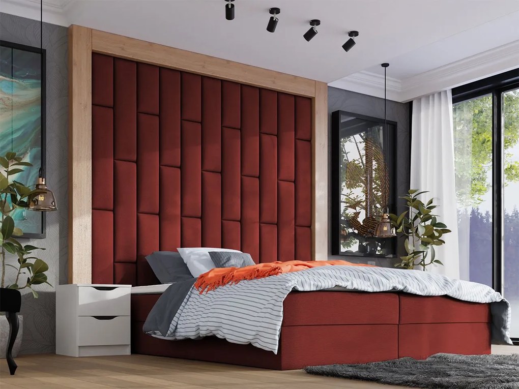 Čalúnený nástenný panel Pag 80x20, Farba čalúnenia:: ekokoža Soft 017 (biela)