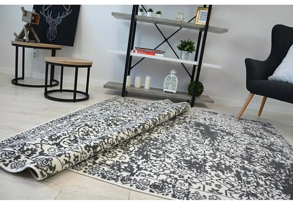 Luxusný kusový koberec Sensa antracitový 80x150cm