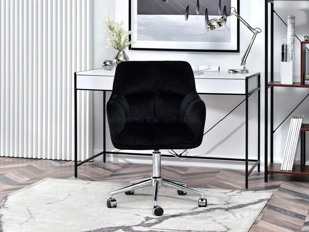 Kreslo Island (čierna + chrómová). Akcia -19%. Vlastná spoľahlivá doprava až k Vám domov. 1110077