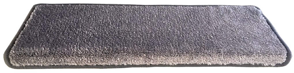 Nášľapy na schody Apollo Soft šedý obdĺžnik - 24x65 obdĺžnik (rozmer vrátane ohybu) Vopi