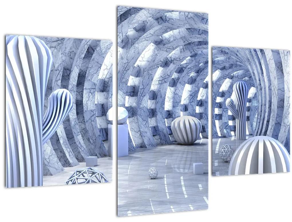Obraz - 3D abstrakcia (90x60 cm)