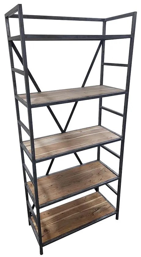 Regál Ian SPEC-103 akácia/kov