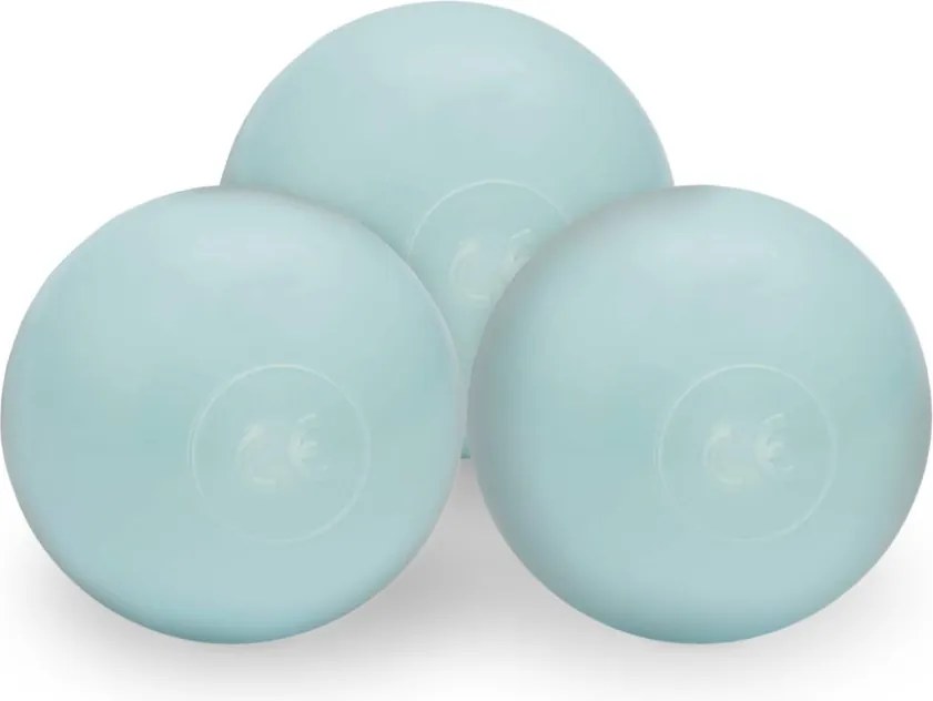 Suchý bazén kvietok s podložkou – modrý menčester 95×30 cm + 200 guličiek