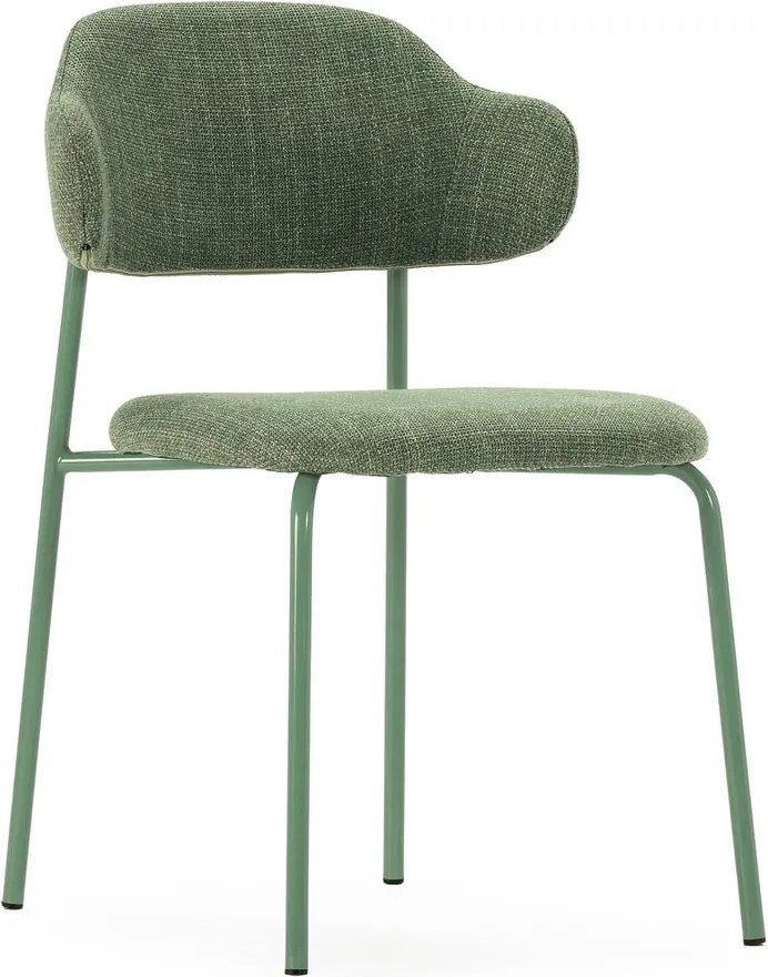 Zelené jedálenské stoličky v súprave 4 ks Adriel – Marckeric