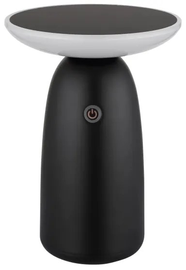 Globo 36625S - LED Stmievateľná solárna dotyková lampa LED/10W/3,7V IP54 čierna