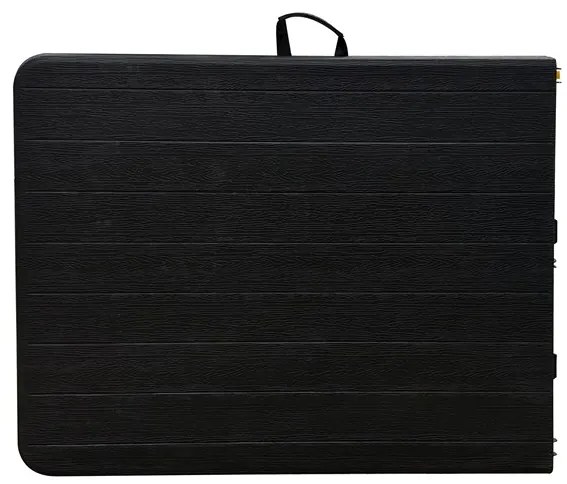 Autronic BONTEC Záhradný stôl, kov, plast, čierna, AZ-K1003 BK Farba: Čierna