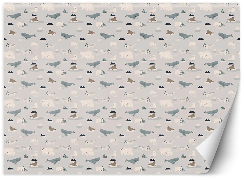 Gario Fototapeta Arktické zvieratá Materiál: Vliesová, Rozmery: 450 x 315 cm