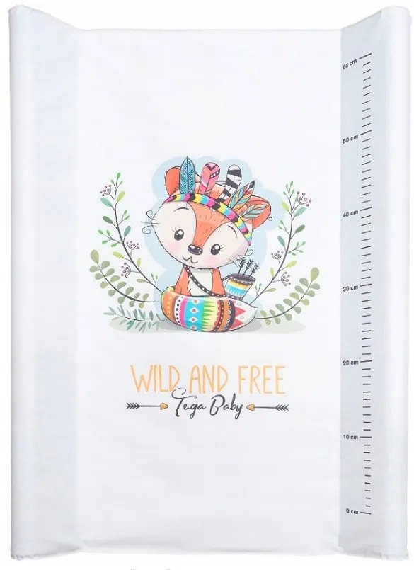Tvrdá prebaľovacia podložka 70x50 Tega Baby Indian Fox