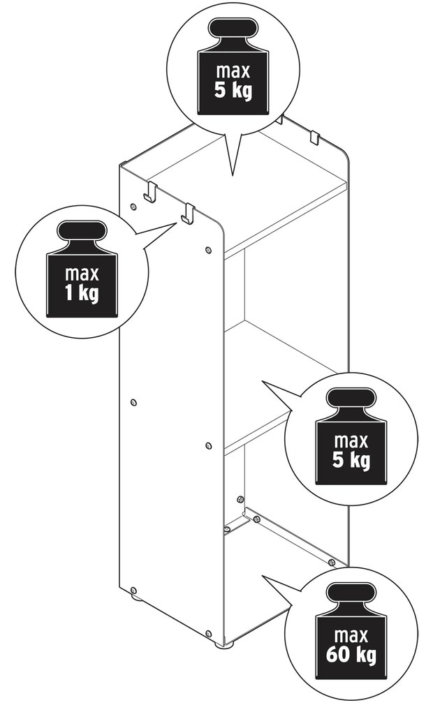 Vysoký regál na krbové drevo s odkladacou plochou
