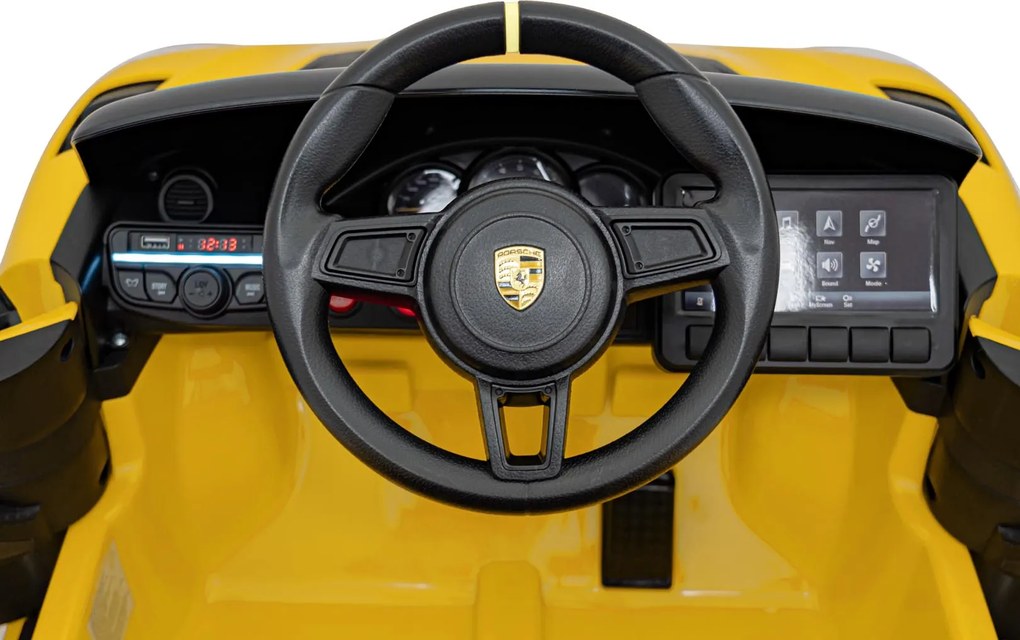 Ramiz Porsche Spyder RS 718 Žlté športové auto