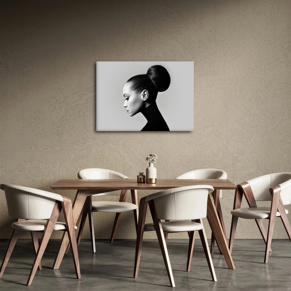 Obraz - Profil krásnej ženy (70x50 cm)