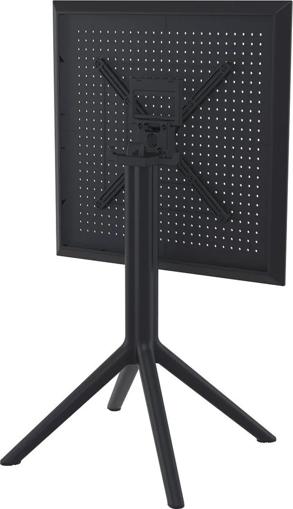 SKY FOLDING 60 sklopný záhradný stôl black