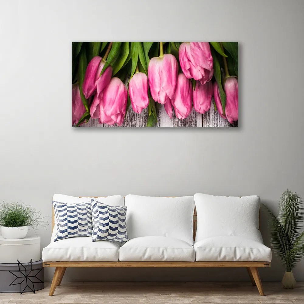 Obraz na plátne Tulipány 120x60 cm