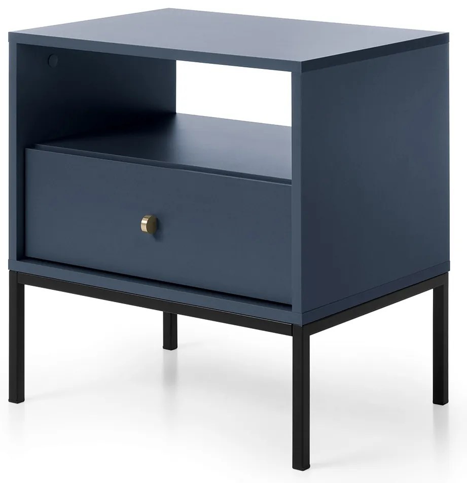 PIA Nočný stolík Mono - navy