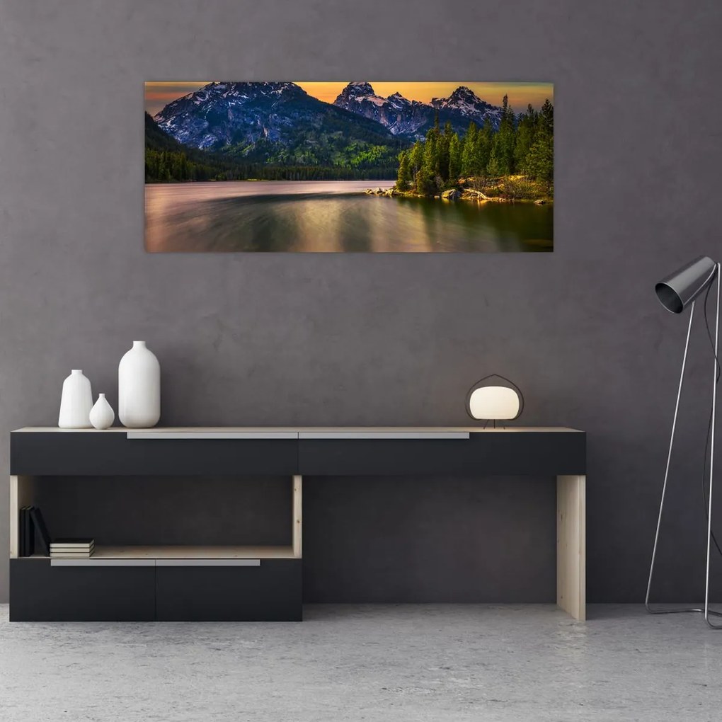 Obraz - Národný park Grand Teton (120x50 cm)