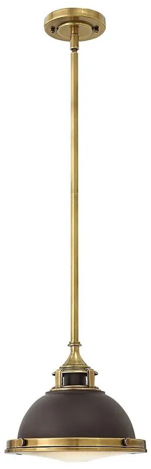 Hinkley HK-AMELIA-P-S-RB - Luster na tyči AMELIA 1xE27/60W/230V mosadz