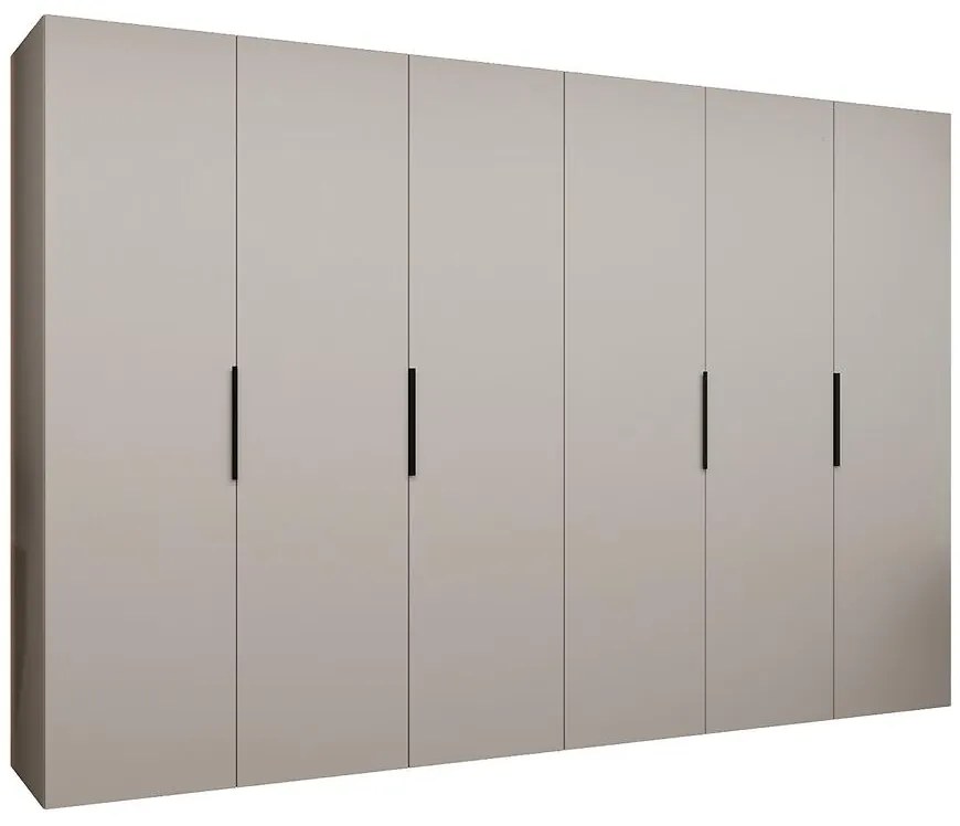 Skriňa Marbella I 300 kašmír/čierna