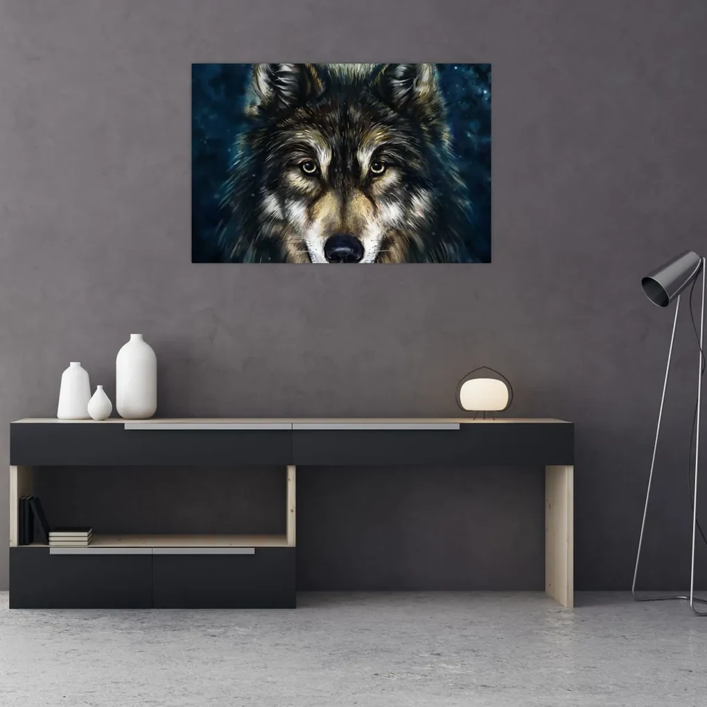 Obraz - Vlk (90x60 cm)