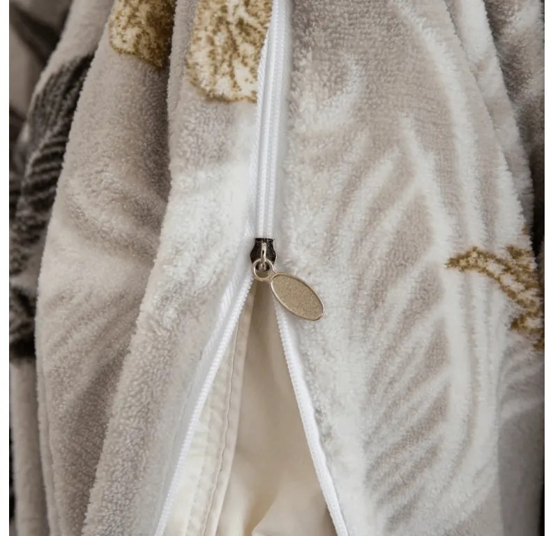 Obliečky mikroplyš EXVORO sivé Rozmer obliečky: 70 x 80 cm | 140 x 200 cm