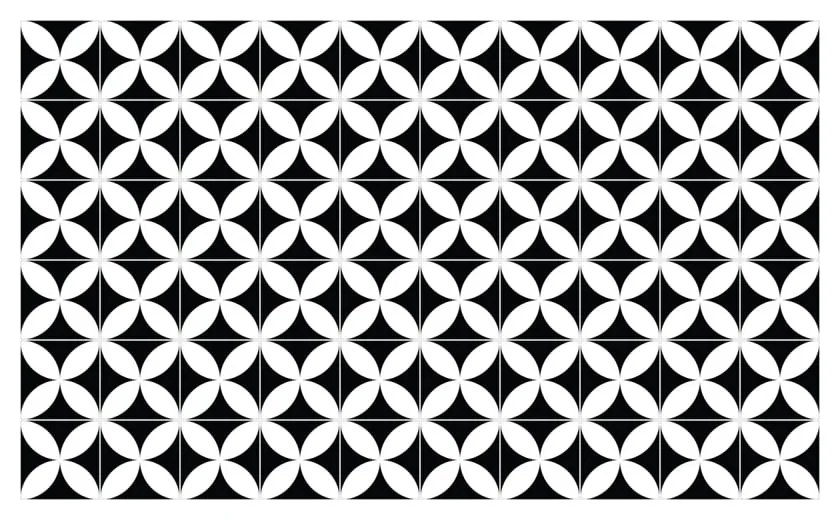 Sada 60 nástenných samolepiek Ambiance Wall Decal Cement Tiles Aniello, 15 × 15 cm