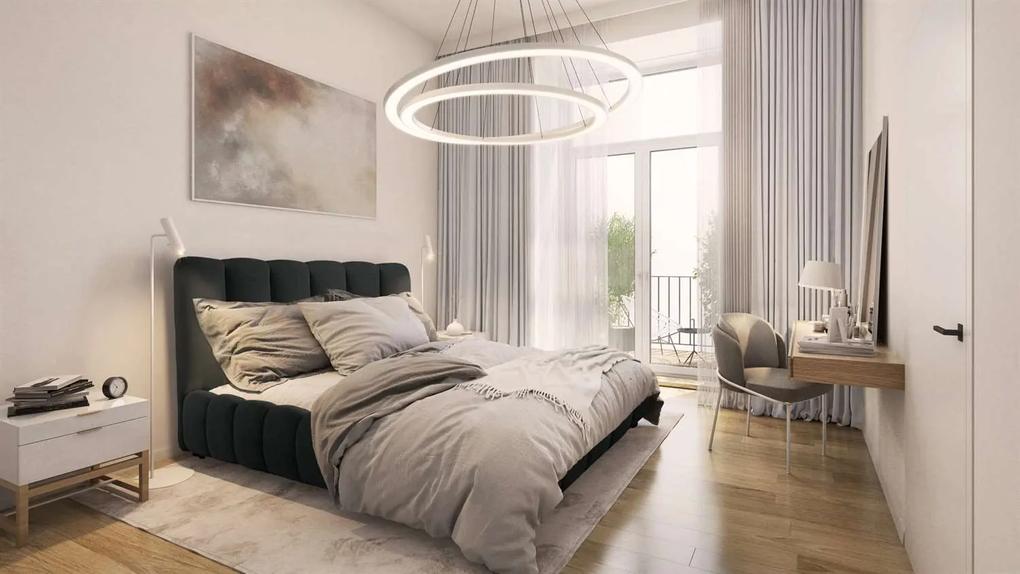 Dizajnová čalúnená posteľ KAREN 180 x 200 cm