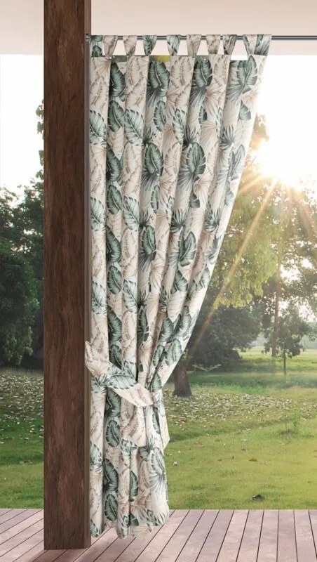 Dekorstudio Záhradný záves s potlačou GARDEN 7 na putkách Rozmer závesu: 155x260cm
