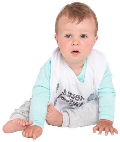 NEW BABY Detský podbradník New Baby Nebrečím objednávám si jídlo!