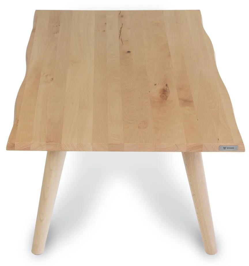 Wooded Konferenční stolek Toronto z masivu BUK Hrana stolu: Rovná