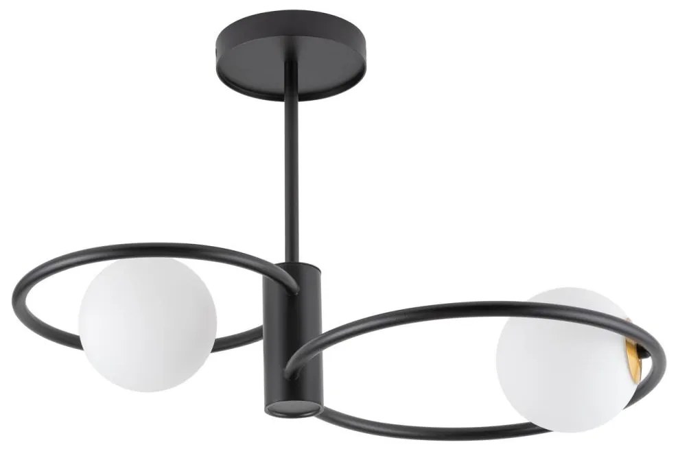 Luster na tyči AQUA 2xG9/12W/230V čierna