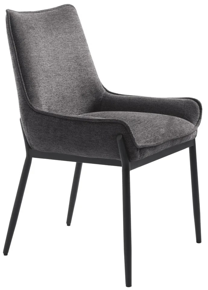 Tmavosivá jedálenská stolička Calgary – Unique Furniture
