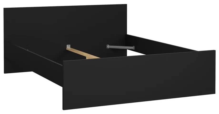 Čierna dvojlôžková posteľ 160x200 cm Naia – Tvilum