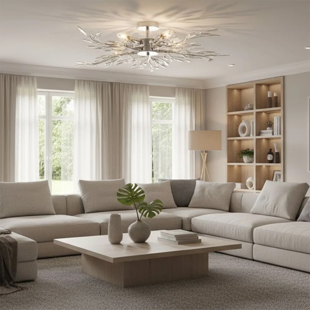 Toolight Toolight, stropné svietidlo 5xE14, EBT021-5C, chrómová, OSW-01220