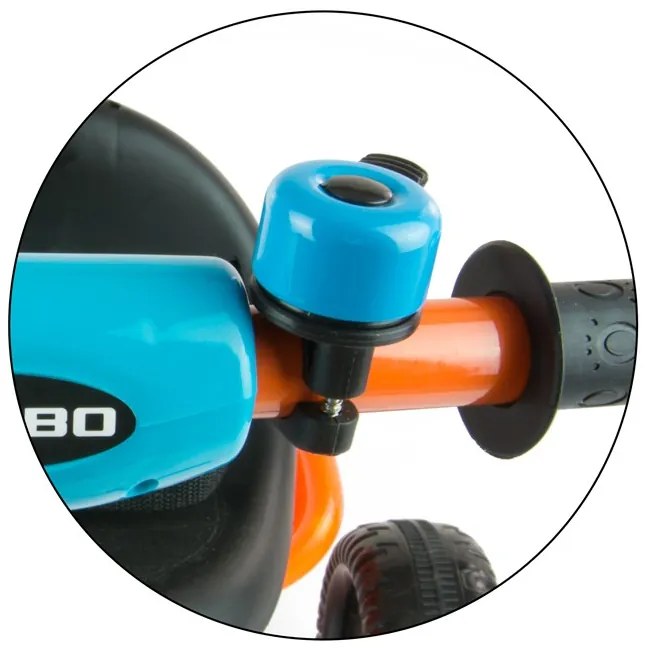 Detská trojkolka Milly Mally Boby TURBO orange