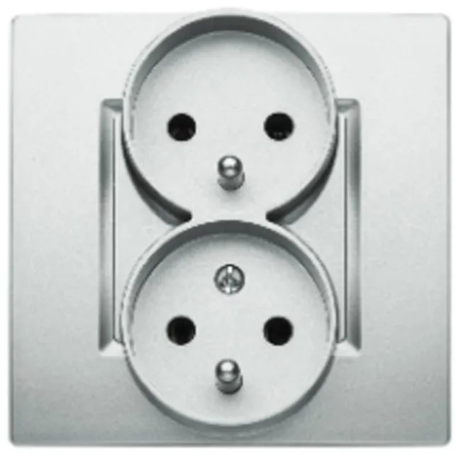 GP-2QC.SR Dvojitá zásuvka Z/U "slovenský"