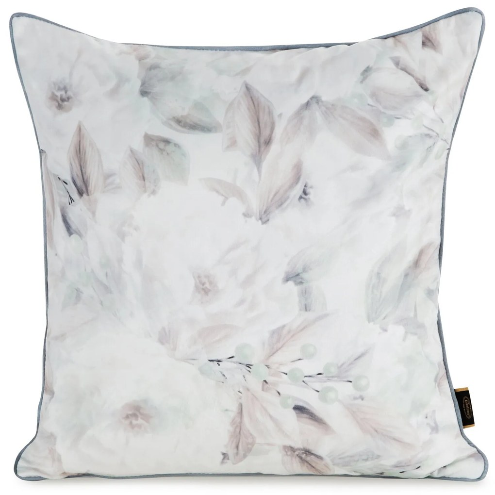 DEKORAČNÁ OBLIEČKA NA VANKÚŠ VELVET155 45X45 CM KVETY