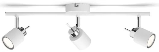 Philips - Bodové svietidlo MERANTI 3xGU10/35W/230V biela