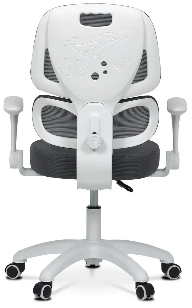 Autronic KA-K1063 GREY Kancelárska stolička, sivá