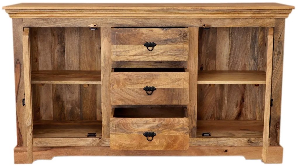 furniture-nabytek.cz - Komoda veľká z masívneho manga 160x90x45