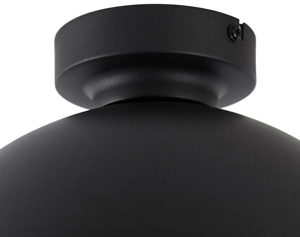 Inteligentné stropné svietidlo čierne so zlatom 28 cm vrátane Wifi A60 - Magnax