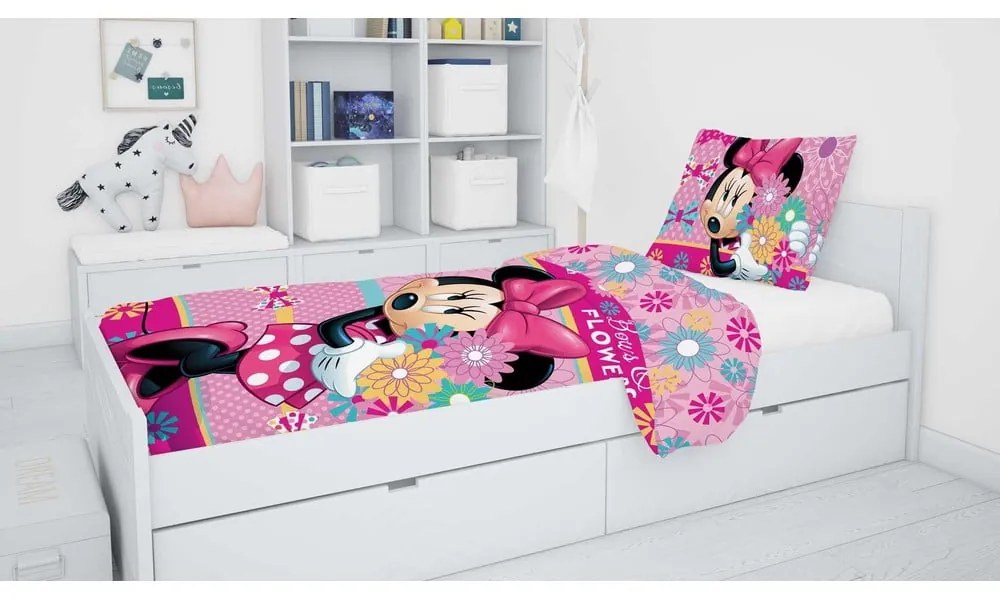 Bavlnená detská obliečka na jednolôžko 140x200 cm Minnie – Jerry Fabrics