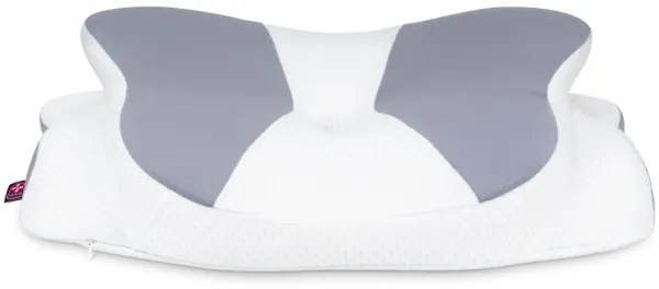 CONNECT IT CFH-6032-WH - Anatomický vankúš Gemini bielo-sivý