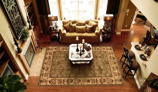 Koberec Agnella Isfahan Olandia olivový