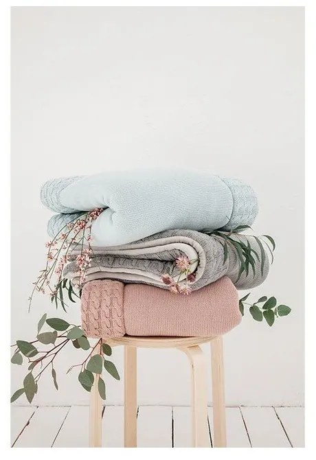 Sivá bavlnená hracia podložka Kindsgut Mat, 70 x 90 cm