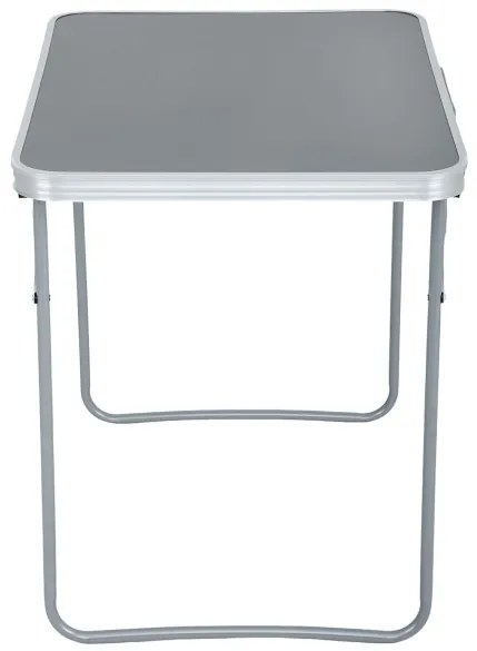 Turistický stolík ARES 70x50 cm sivý