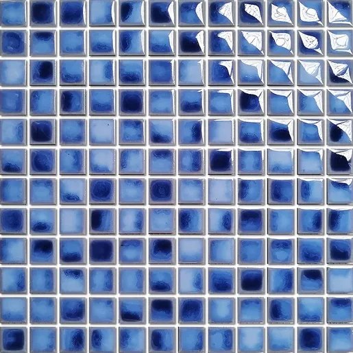 Keramická mozaika Premium Mosaic aqua blue 30x30 cm lesk MOSBH23ABLL